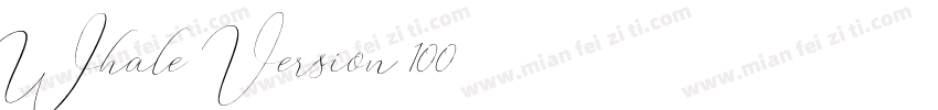 Whale 常规Version 100字体转换
